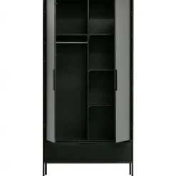 Discount WOOOD Adam 2-deurs kast grenen Zwart