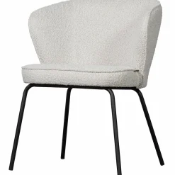 New WOOOD Admit eetkamerstoel bouclé Naturel