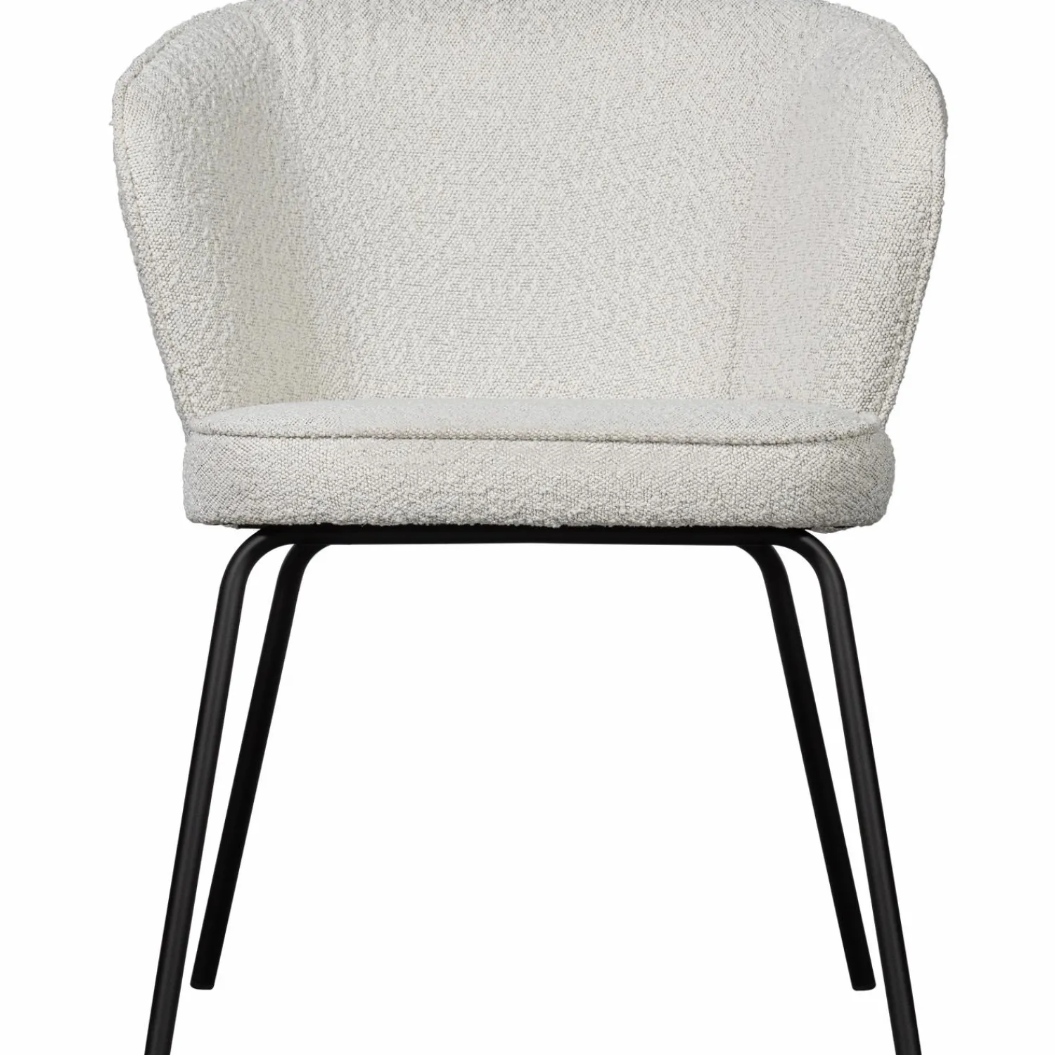 New WOOOD Admit eetkamerstoel bouclé Naturel