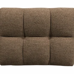 Sale WOOOD Allure hocker geweven stof Donkerbruin melange