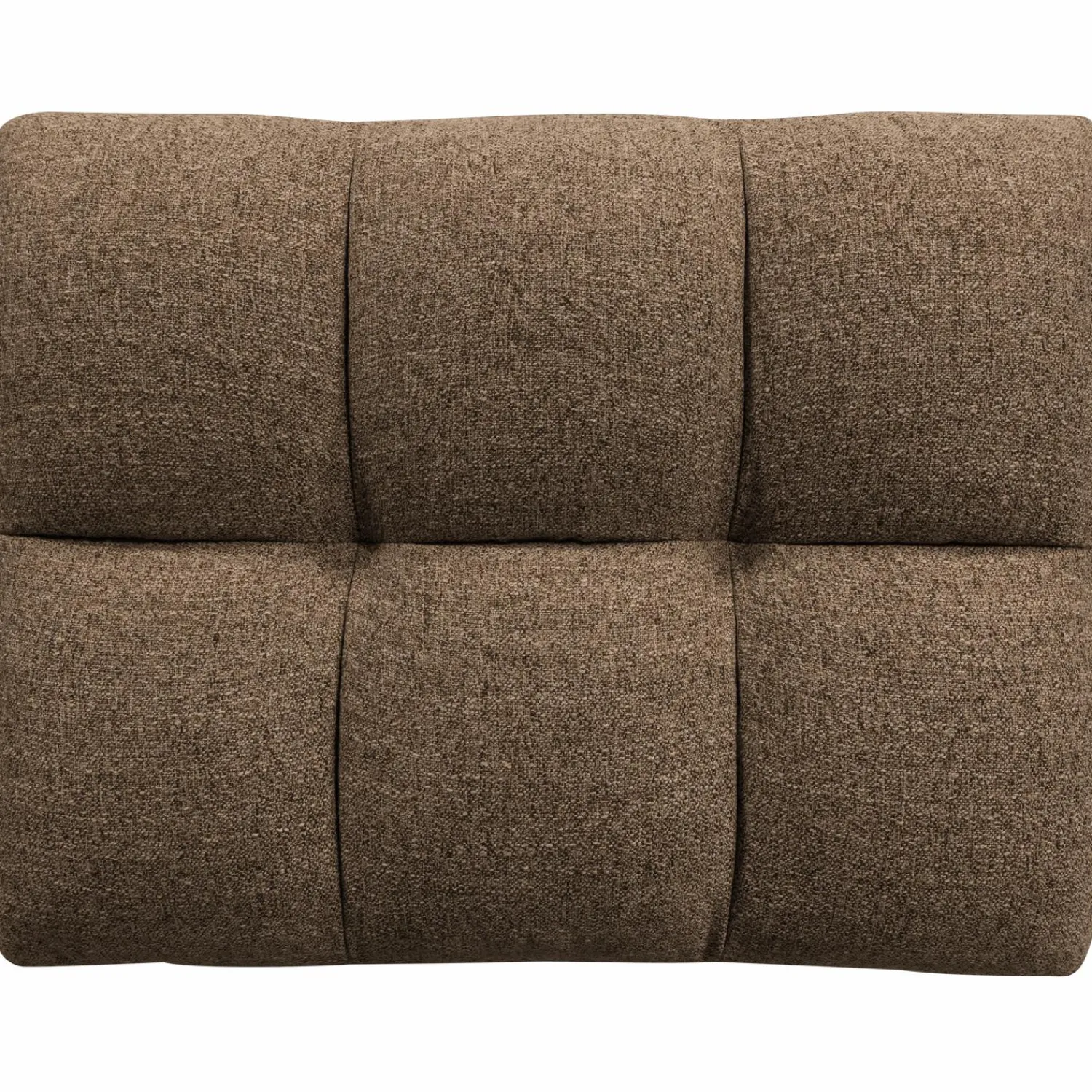 Sale WOOOD Allure hocker geweven stof Donkerbruin melange