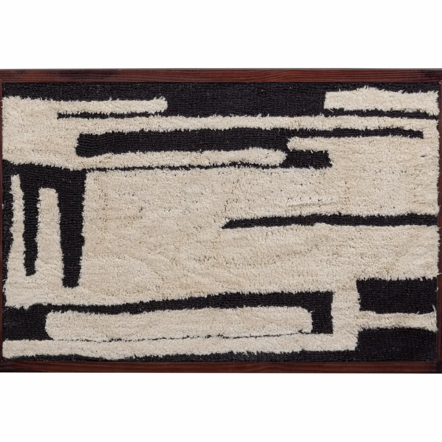 Clearance WOOOD Anka wanddeco zwart/wit