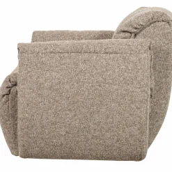 Sale WOOOD Baggy draaifauteuil geweven stof Bruin melange