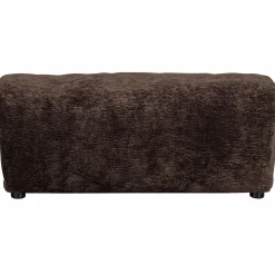 Discount WOOOD Baggy hocker 3D chenille Donkerbruin