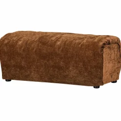 WOOOD Baggy hocker 3D chenille Middenbruin