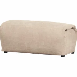 Online WOOOD Baggy hocker geweven chenille Zand