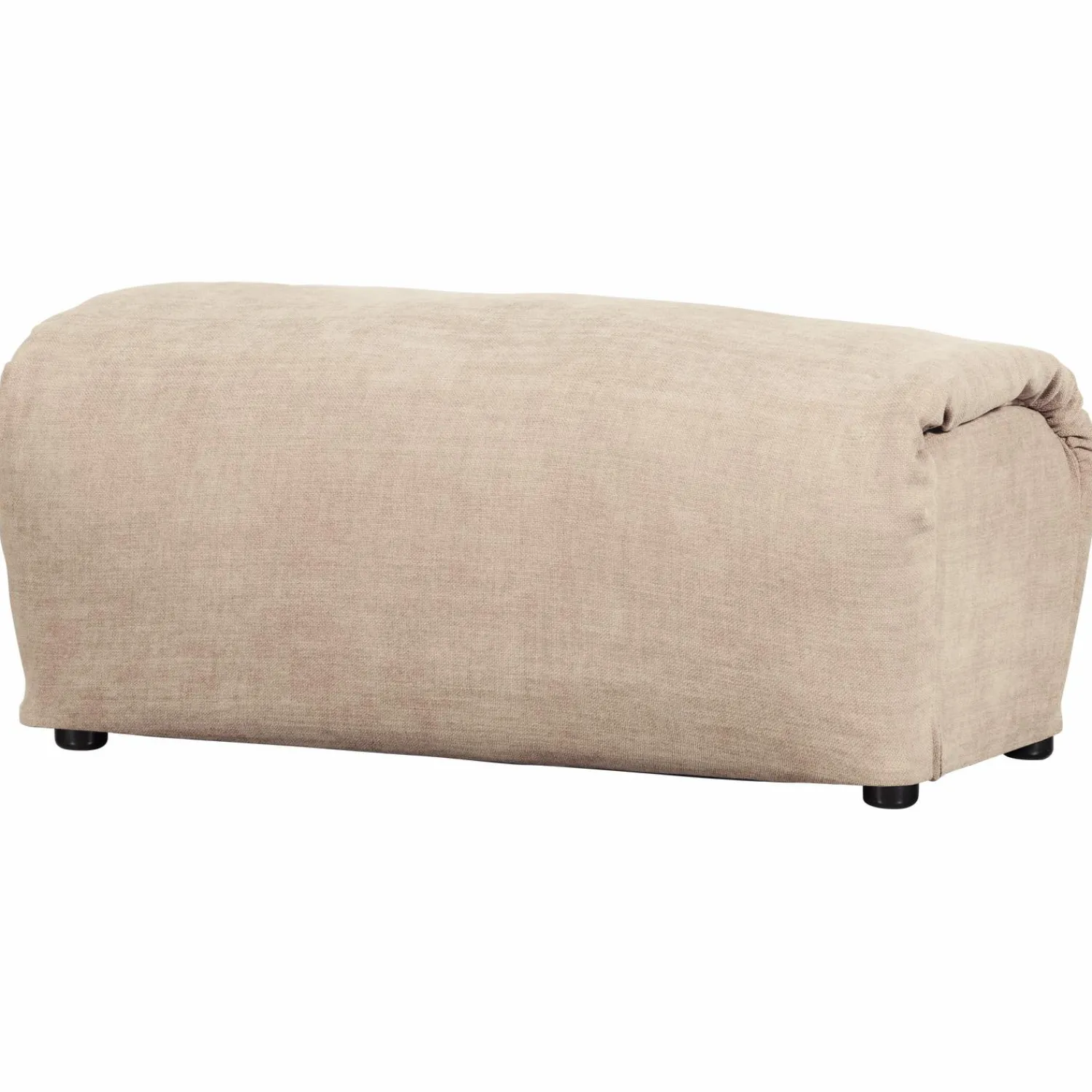 Online WOOOD Baggy hocker geweven chenille Zand