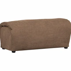 Best WOOOD Baggy hocker geweven chenille Bruin