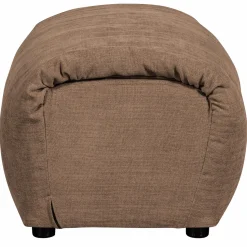Best WOOOD Baggy hocker geweven chenille Bruin