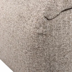 Clearance WOOOD Baggy hocker geweven stof Naturel melange