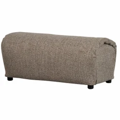 New WOOOD Baggy hocker geweven stof Bruin melange
