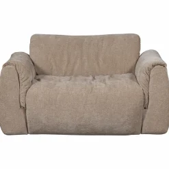 Best WOOOD Baggy loveseat 3D chenille Zand