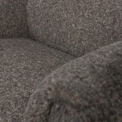 Best WOOOD Baggy loveseat geweven stof Warmgrijs melange