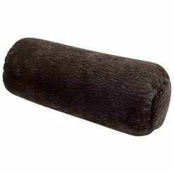 WOOOD Baggy rolkussen 50xø23 cm 3D chenille Donkerbruin