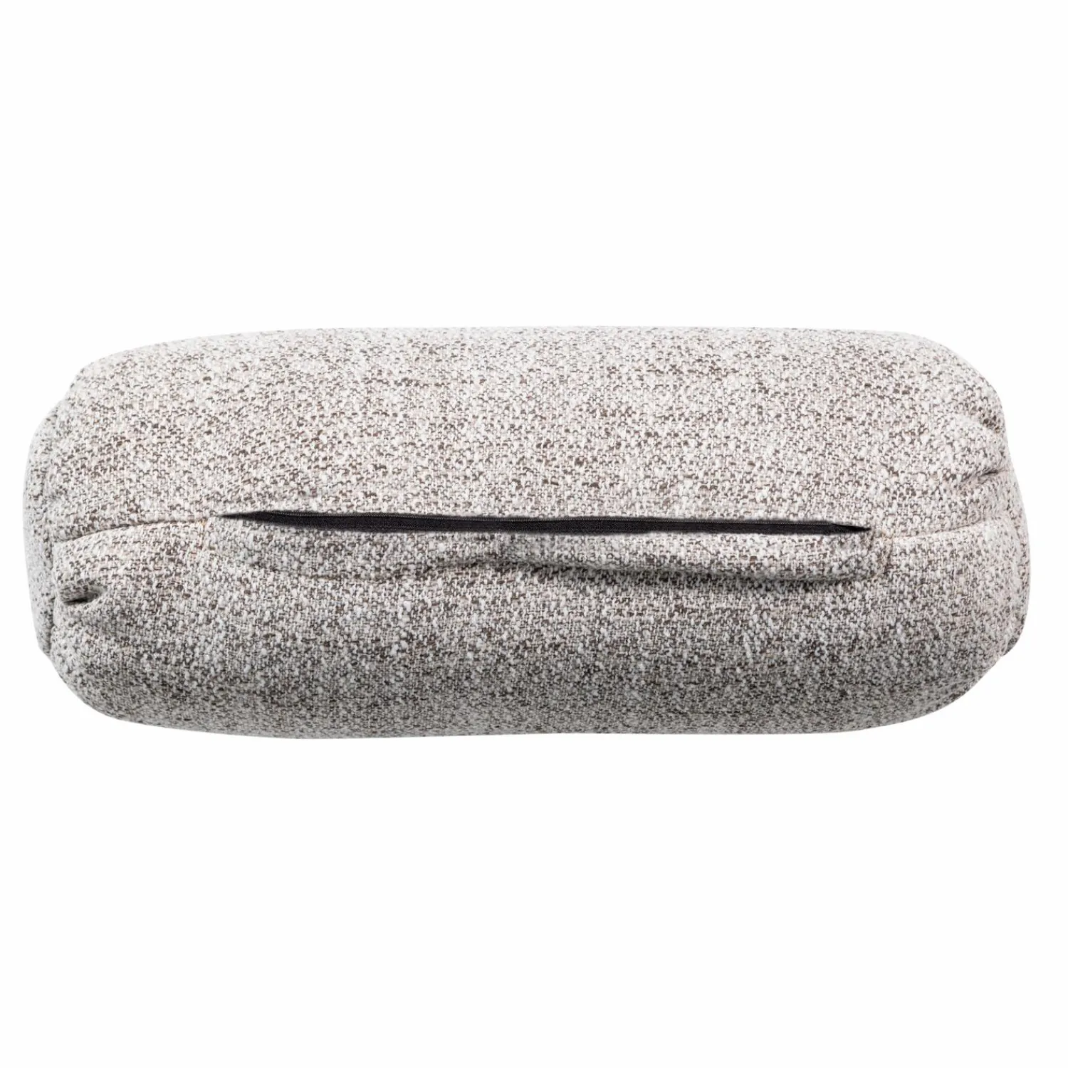 WOOOD Baggy rolkussen 50xø23 cm geweven stof Naturel melange