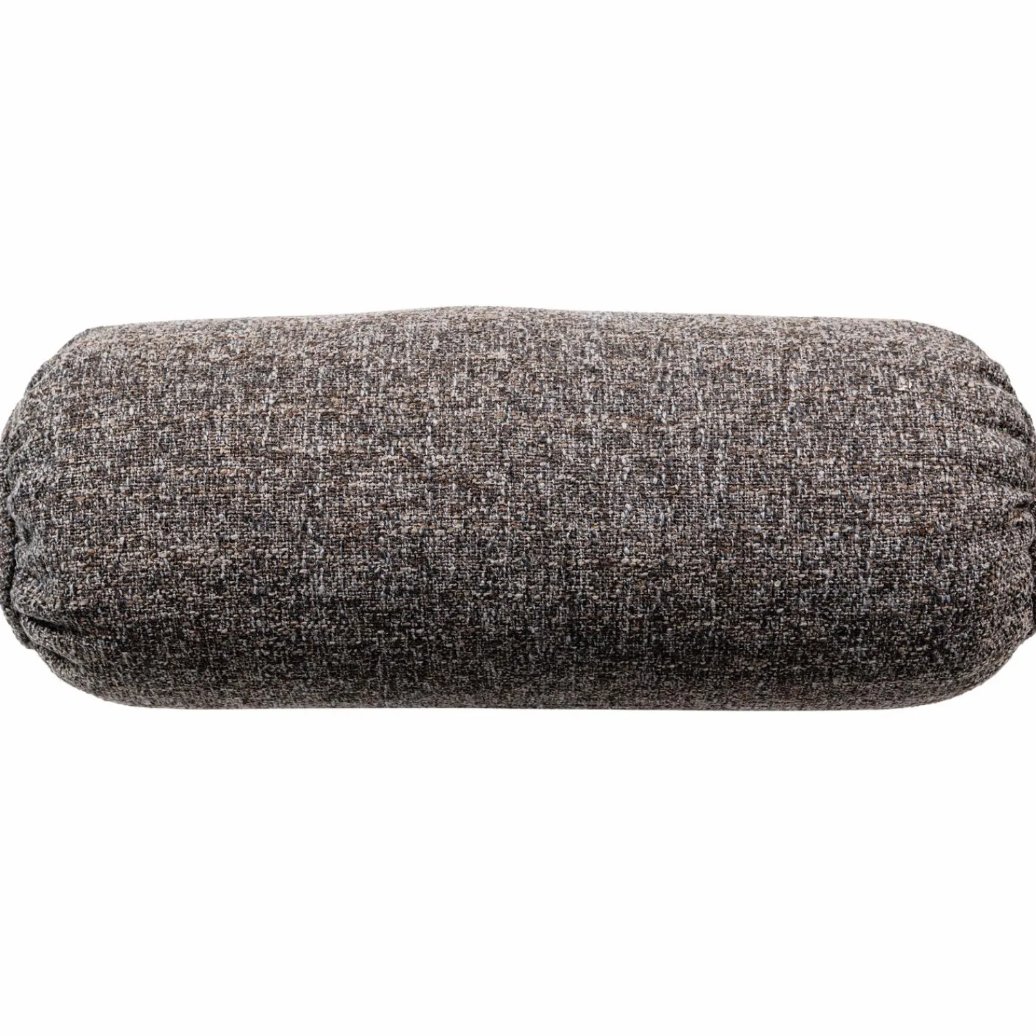 Clearance WOOOD Baggy rolkussen 50xø23 cm geweven stof Warmgrijs melange