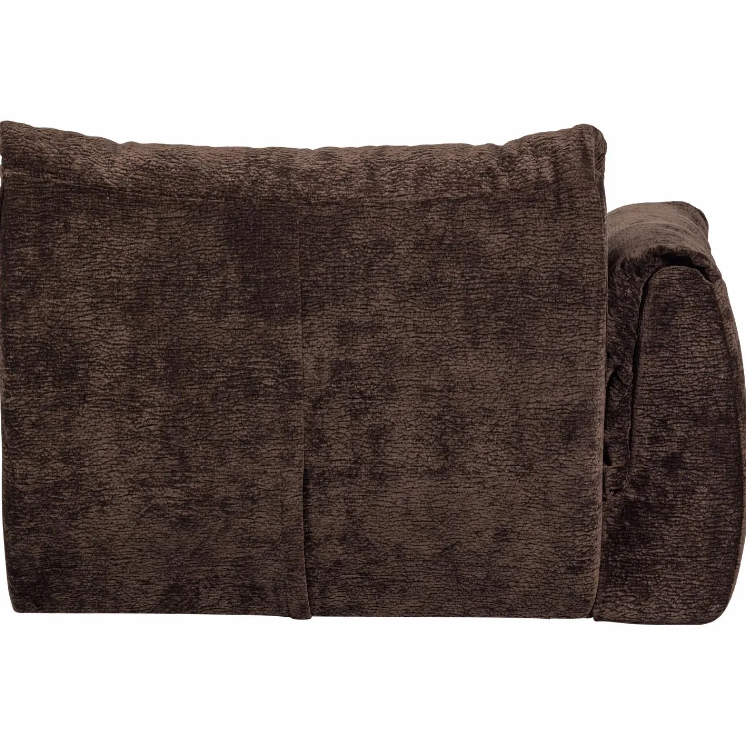 Clearance WOOOD Baggy 1-zits element met arm links 3D chenille Donkerbruin