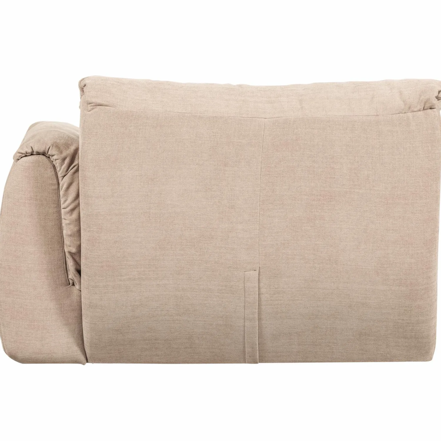 Discount WOOOD Baggy 1-zits element met arm rechts geweven chenille Zand