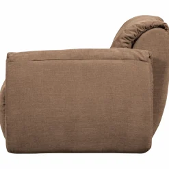 Sale WOOOD Baggy 1-zits element met arm rechts geweven chenille Bruin
