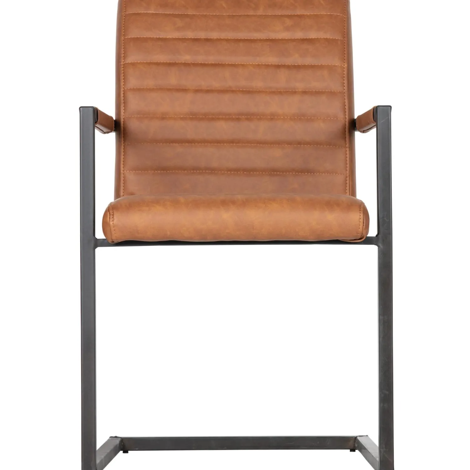 Online WOOOD Bas eetkamerstoel pu Cognac