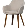 WOOOD Base eetkamerstoel velvet melange zand