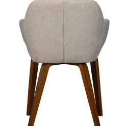 WOOOD Base eetkamerstoel velvet melange zand