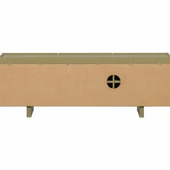 Online WOOOD Basu tv meubel 152 cm grenen Moss