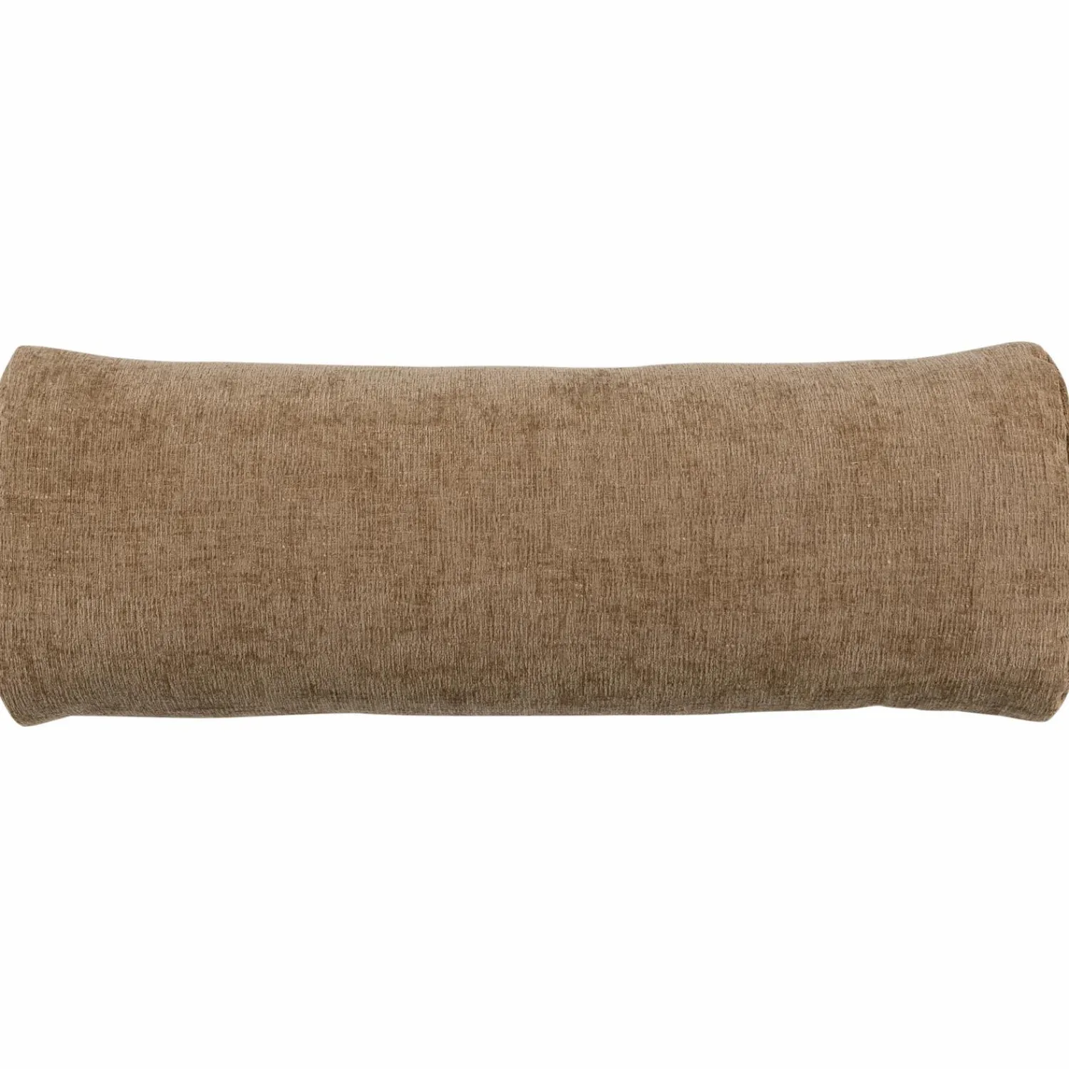 Outlet WOOOD Batavier half ronde bank 4-zits velvet melange lichtbruin Lichtbruin melange
