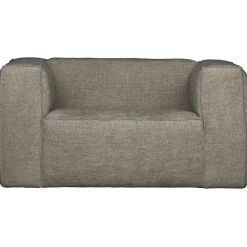 Outlet WOOOD Bean fauteuil grove melange stof Travertin