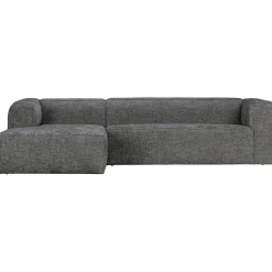 Online WOOOD Bean hoekbank links grove melange stof Terrazzo