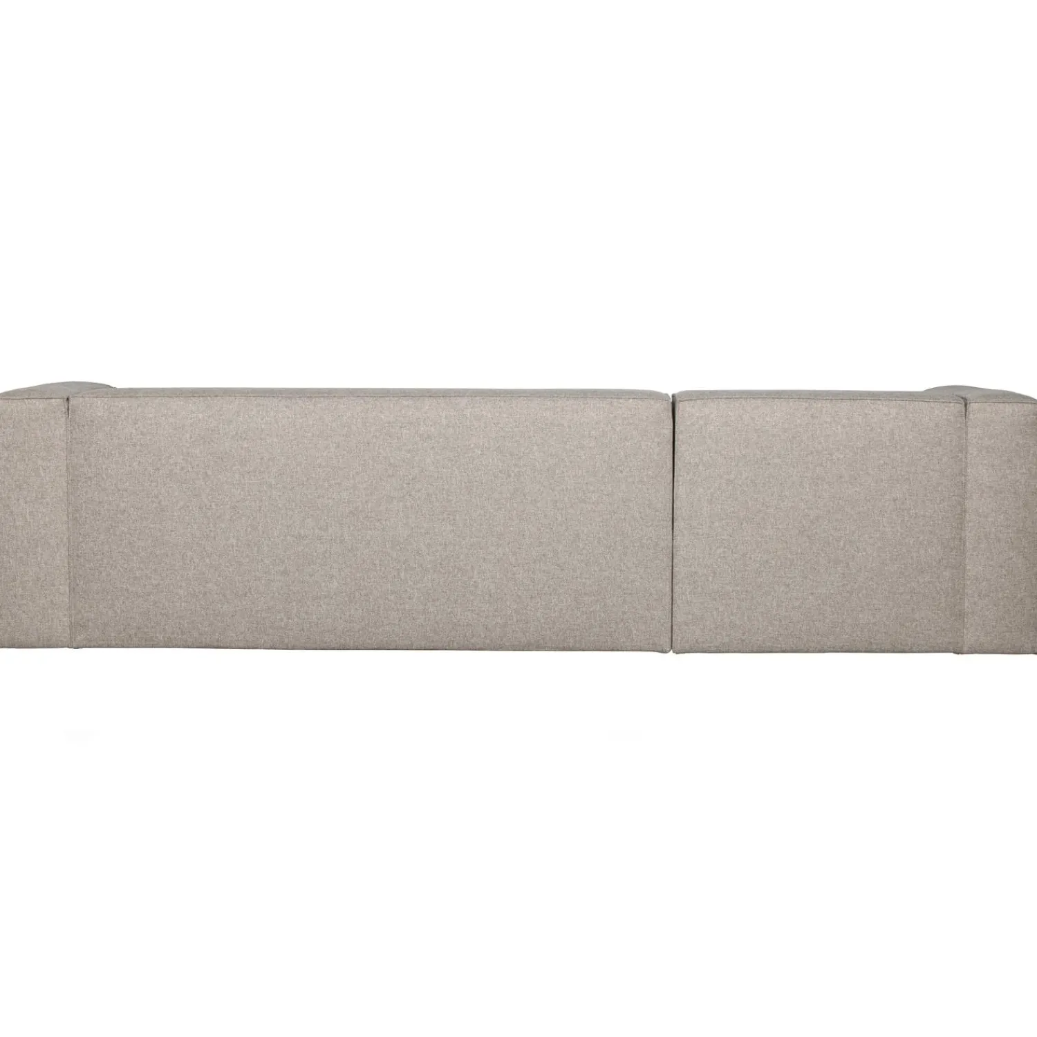 Hot WOOOD Bean hoekbank links incl. kussens melange Lichtgrijs