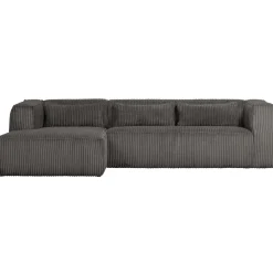 Sale WOOOD Bean hoekbank links ribstof Terrazzo