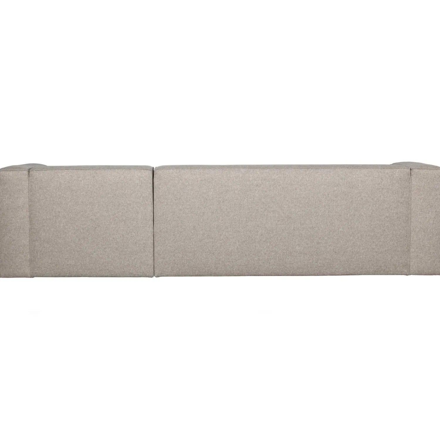Best WOOOD Bean hoekbank rechts incl. kussens melange Lichtgrijs