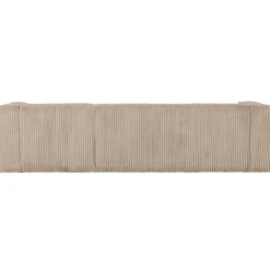 Clearance WOOOD Bean hoekbank rechts ribstof Travertin