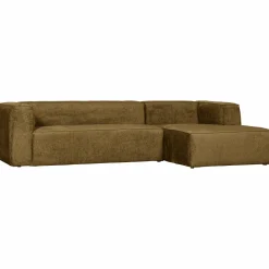 Sale WOOOD Bean hoekbank rechts structure velvet Spices