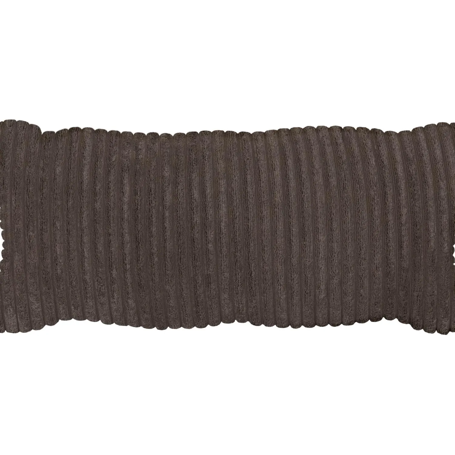 Outlet WOOOD Bean kussen ribstof Mud