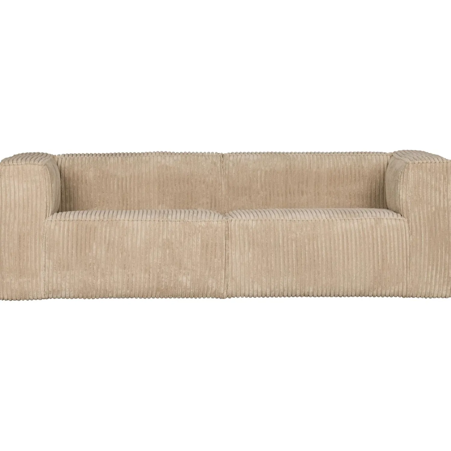 Discount WOOOD Bean 3,5-zits bank ribstof Travertin