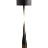 Hot WOOOD Blackout Too staande lamp metaal zwart/messing