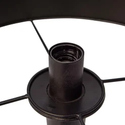 Hot WOOOD Blackout Too staande lamp metaal zwart/messing