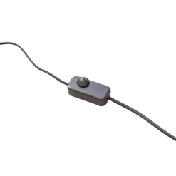 Hot WOOOD Blackout Too staande lamp metaal zwart/messing