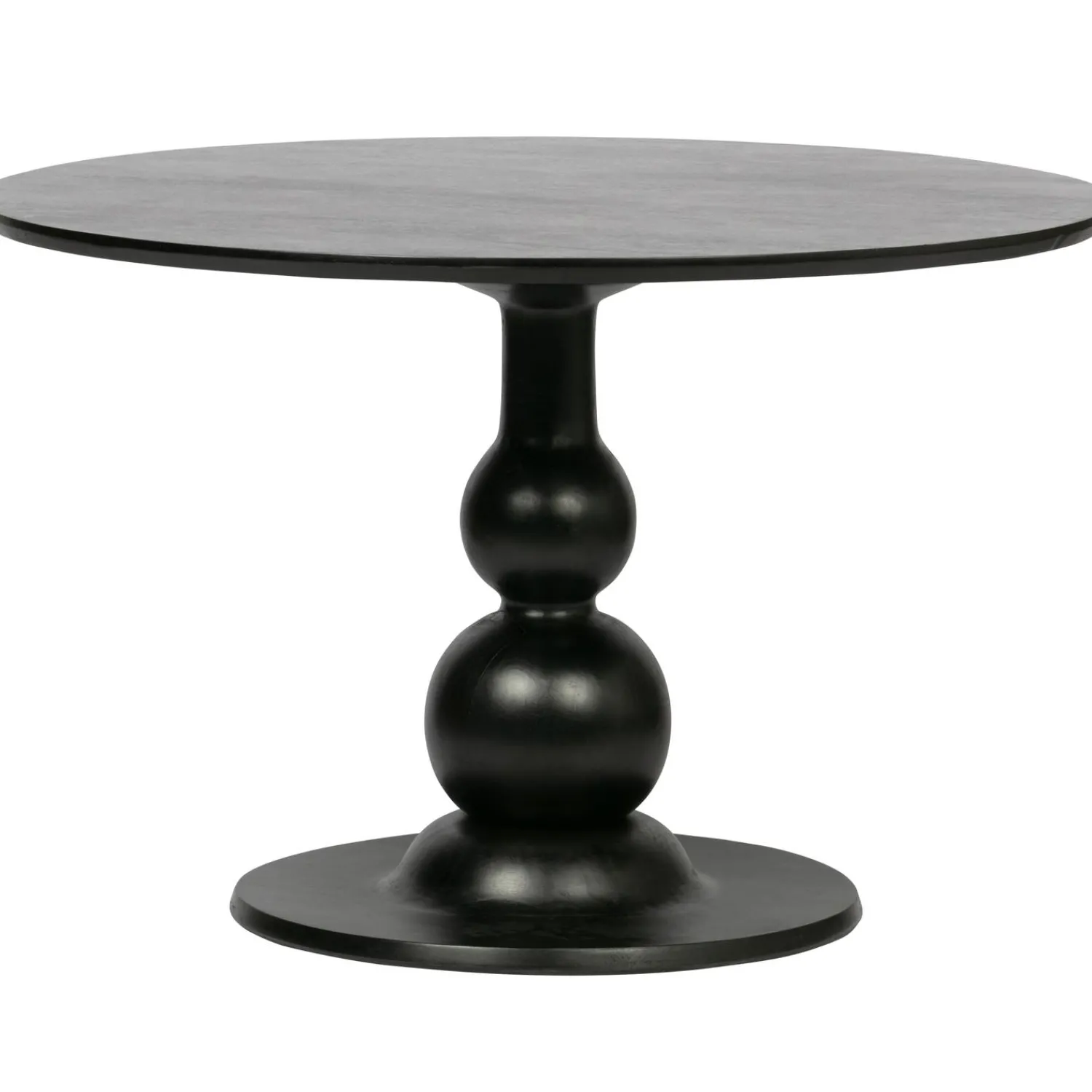 Best WOOOD Blanco eettafel ø120 cm mango diep Zwart