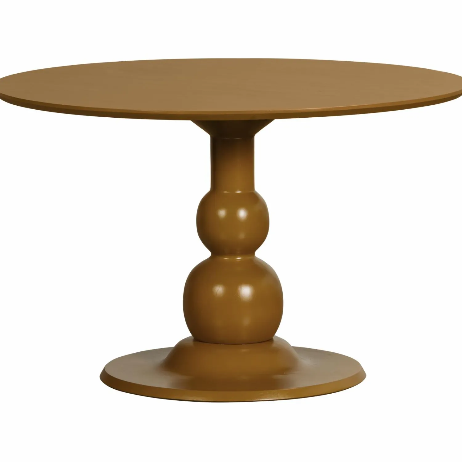 Hot WOOOD Blanco eettafel ø120 cm mango hout Honinggeel