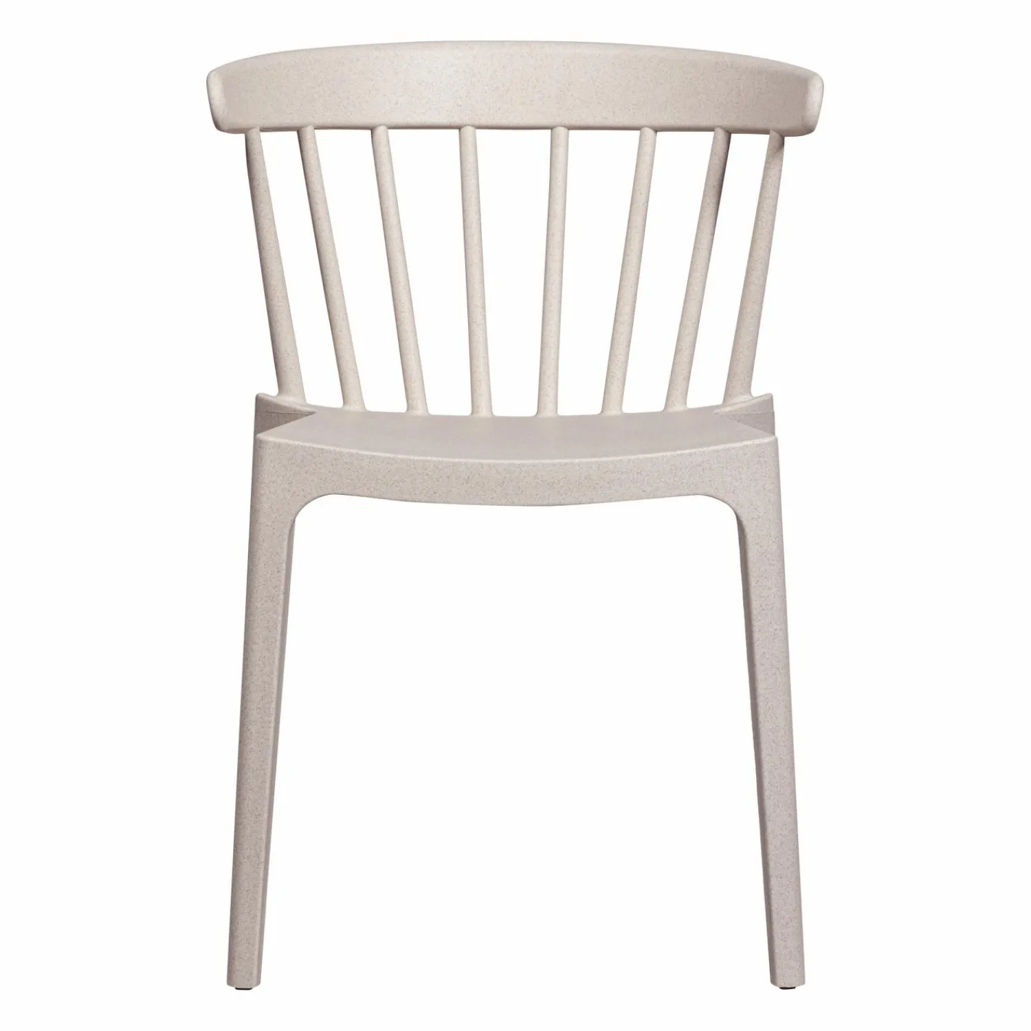 Best WOOOD Bliss tuinstoel met spijlen Off white melange