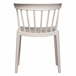 Best WOOOD Bliss tuinstoel met spijlen Off white melange
