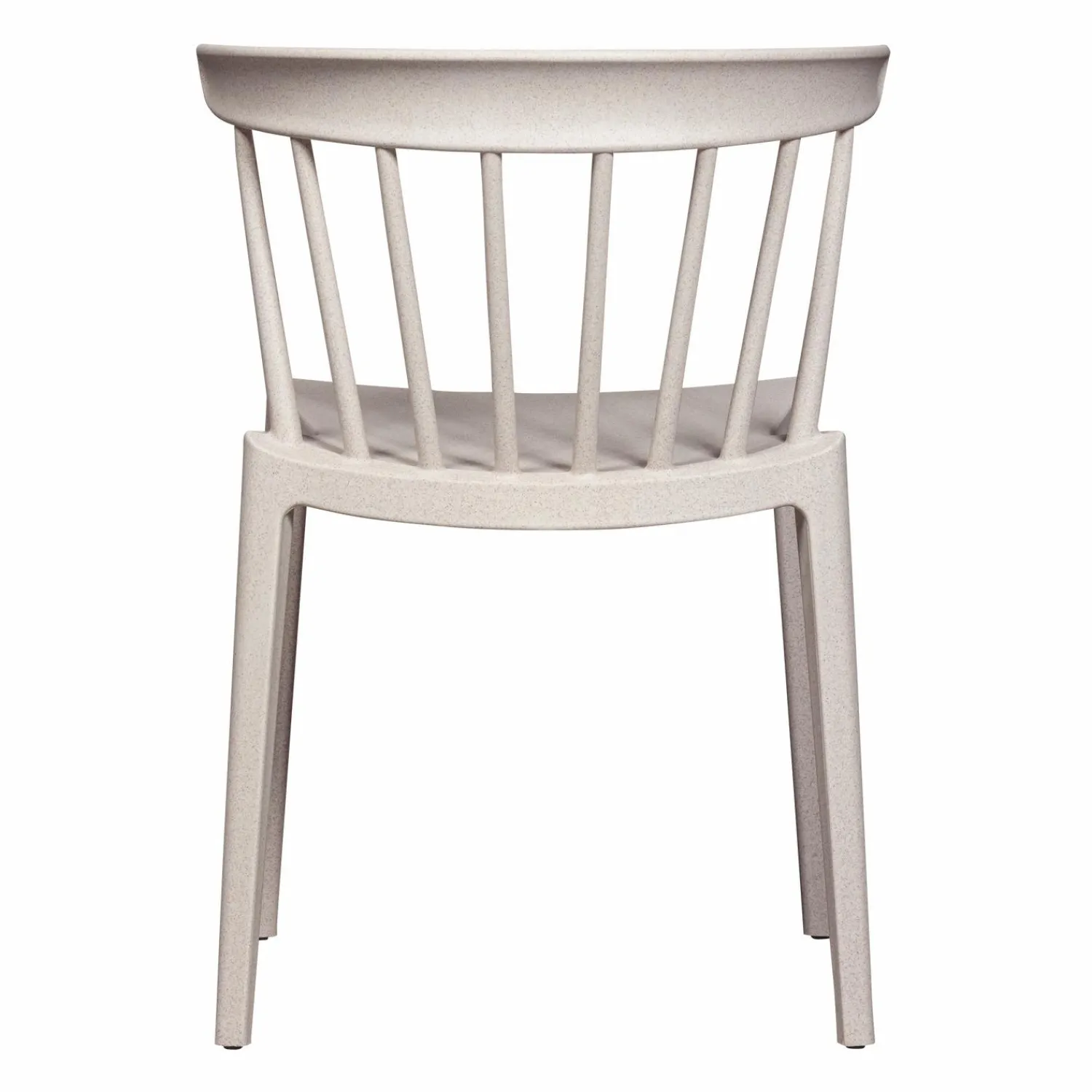 Best WOOOD Bliss tuinstoel met spijlen Off white melange