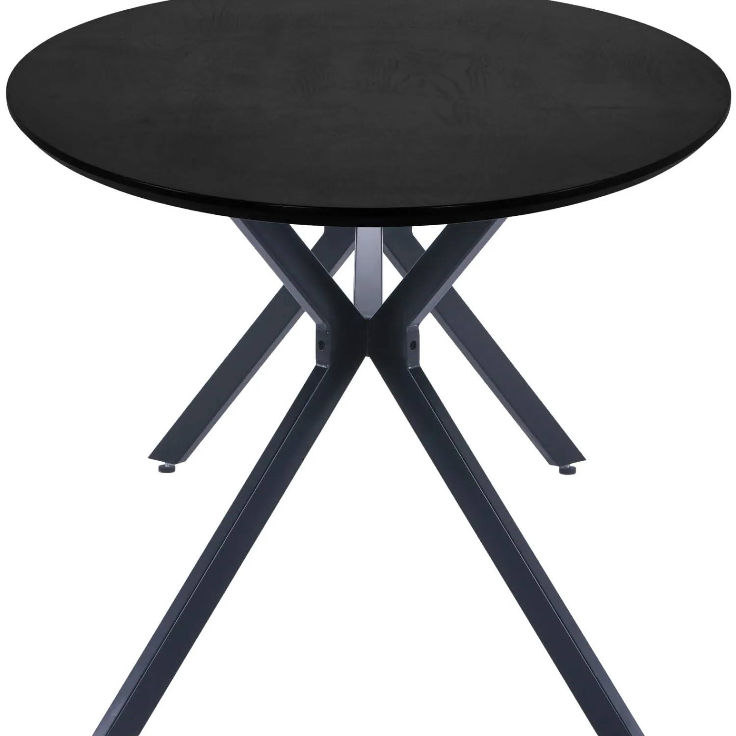 Clearance WOOOD Bruno eettafel ovaal mdf zwart 220x100 cm