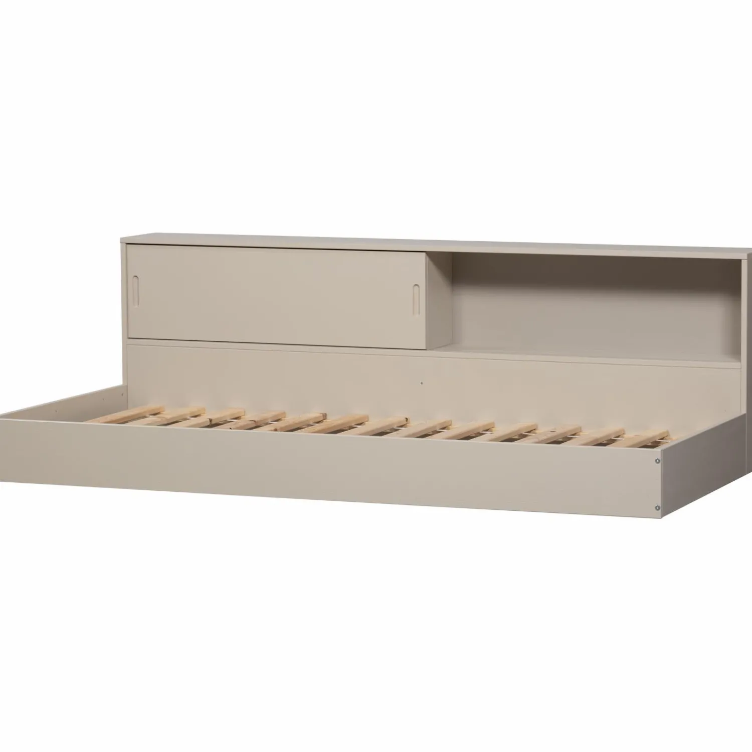 Discount WOOOD Carter bed grenen 90x200 cm Dust