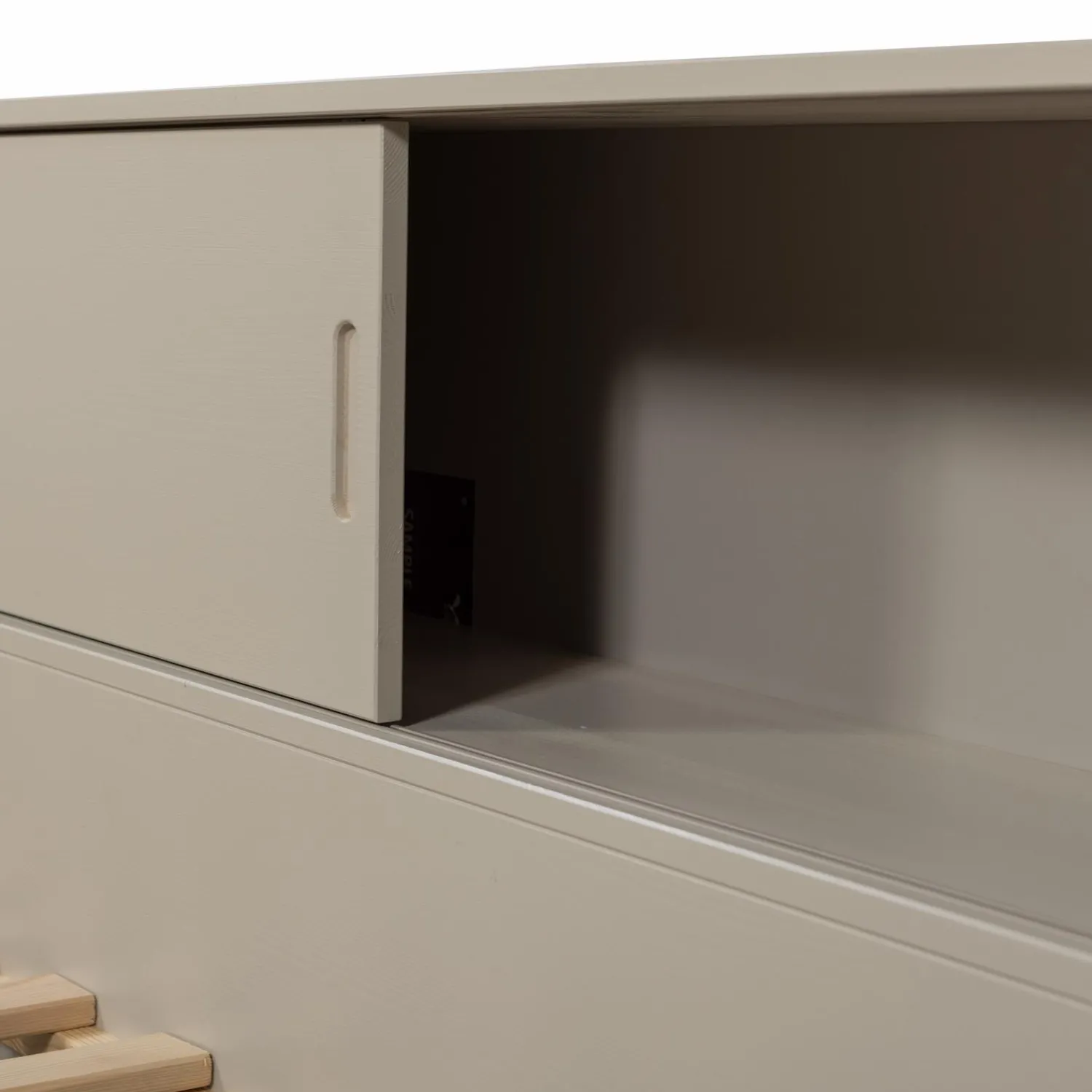 Discount WOOOD Carter bed grenen 90x200 cm Dust