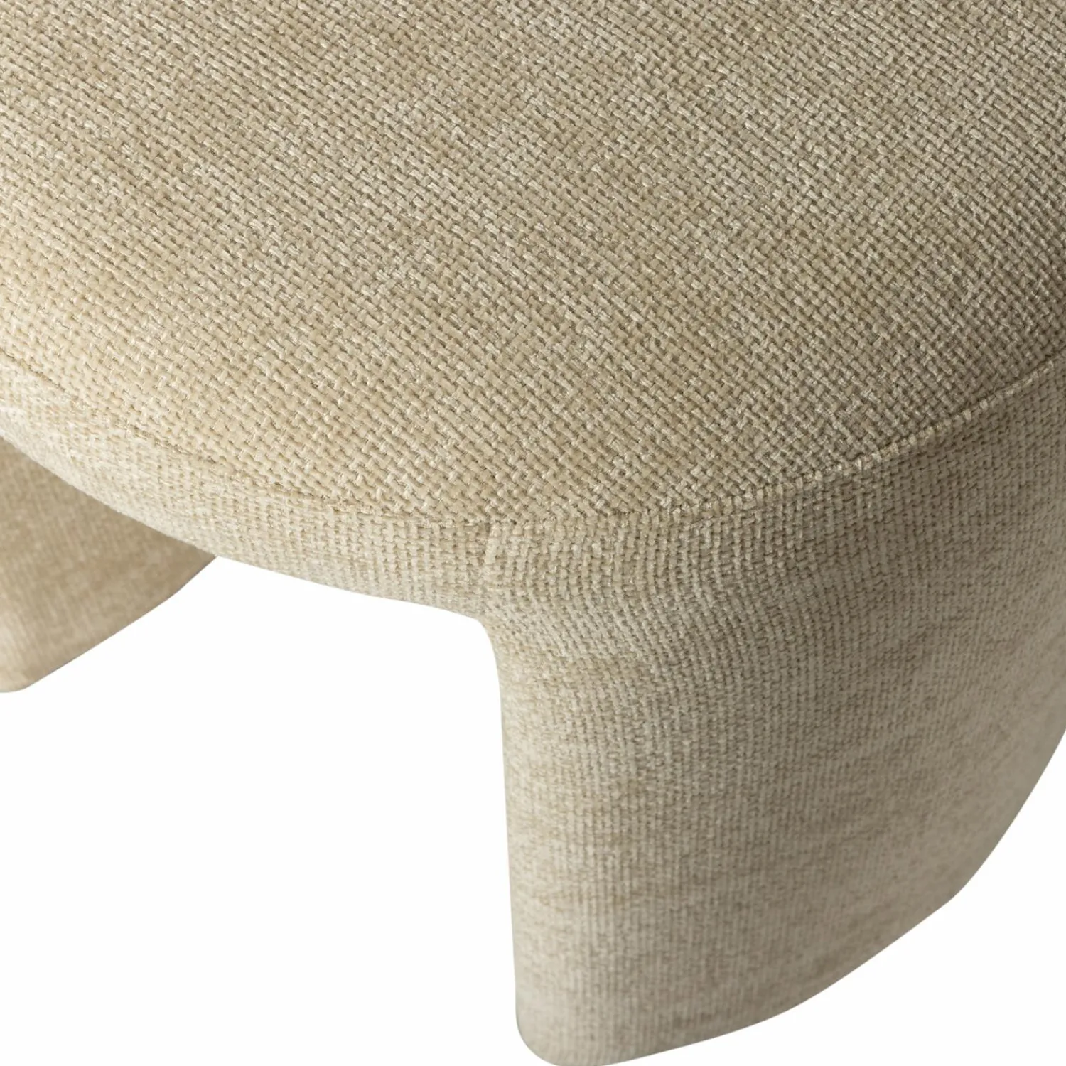 Outlet WOOOD Charlie gestoffeerde kruk Naturel