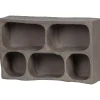 Sale WOOOD Clay wandkastje papier mache grijs